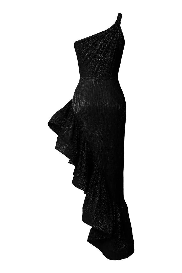 FRV Black moonlight sleeveless long dress - Tlapa de Comonfort