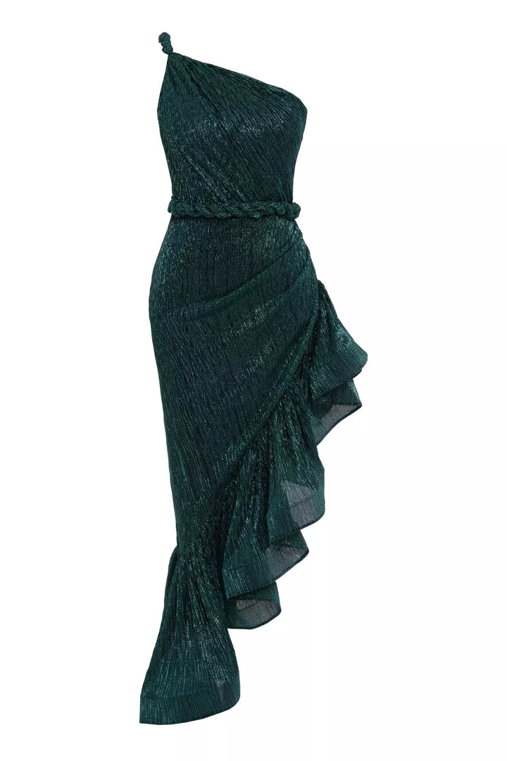 FRV Green moonlight sleeveless long dress - Sahuayo de Morelos