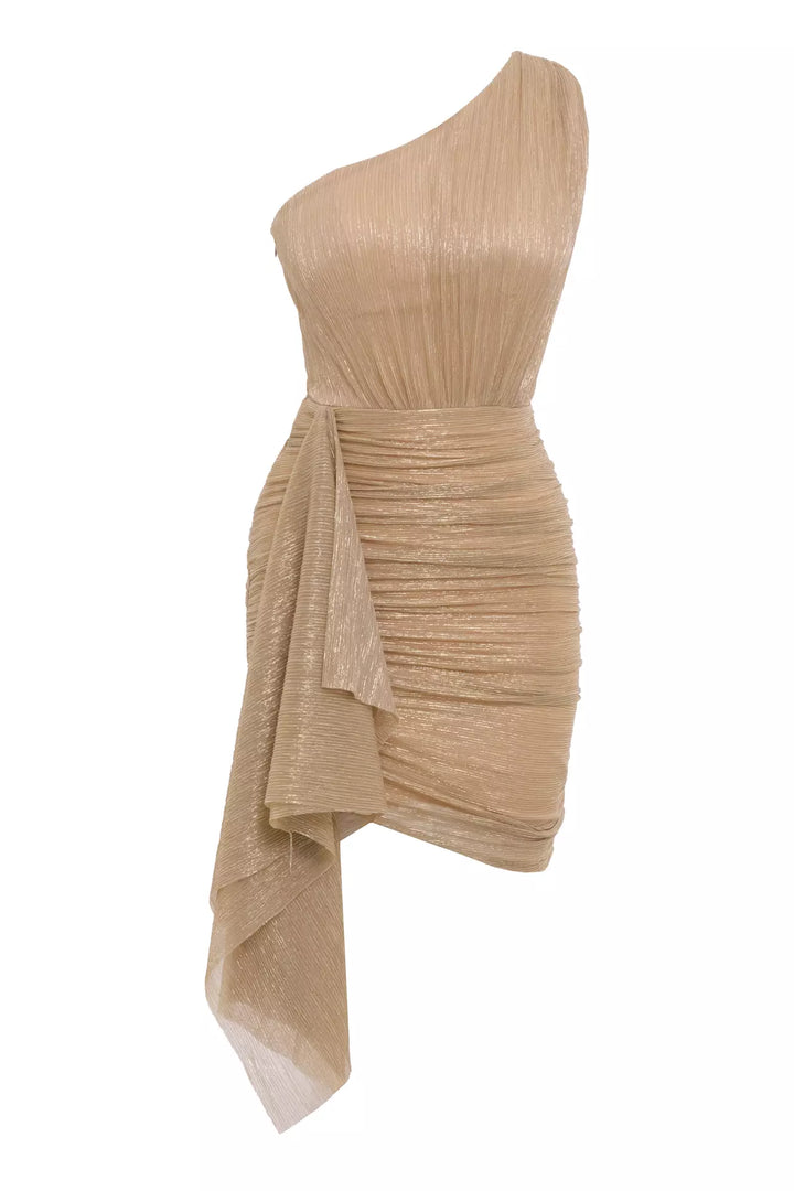 FRV Gold moonlight sleeveless mini dress - Cape Coral
