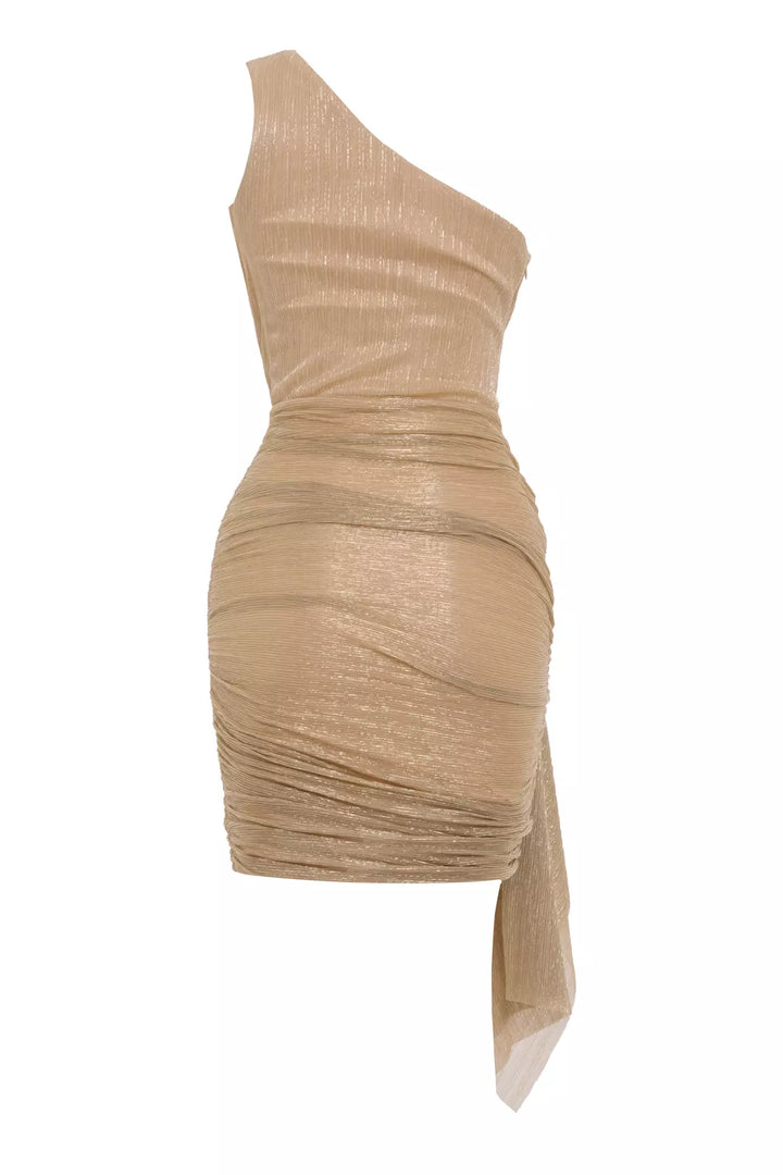 FRV Gold moonlight sleeveless mini dress - Cape Coral
