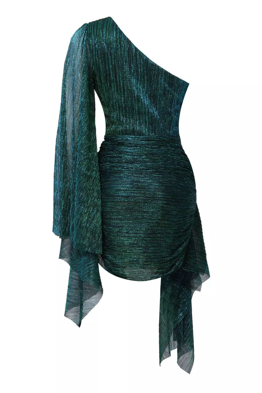 FRV Green moonlight single sleeve mini dress - Lisburn