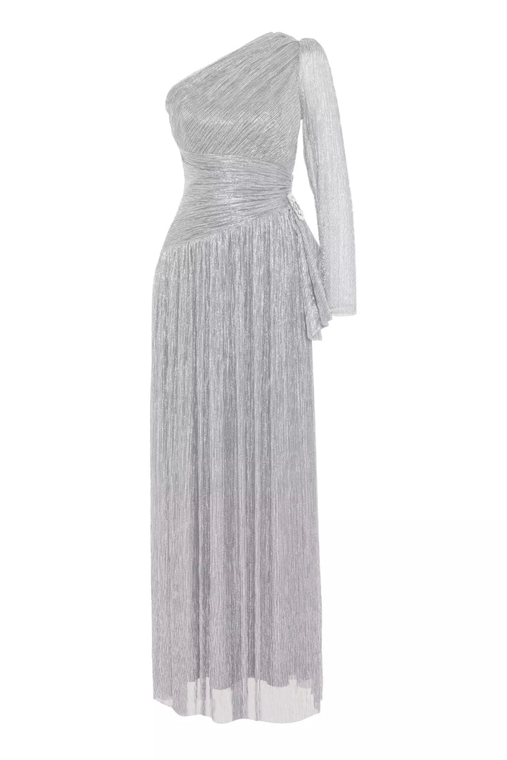 FRV Silver moonlight single sleeve long dress - Arona