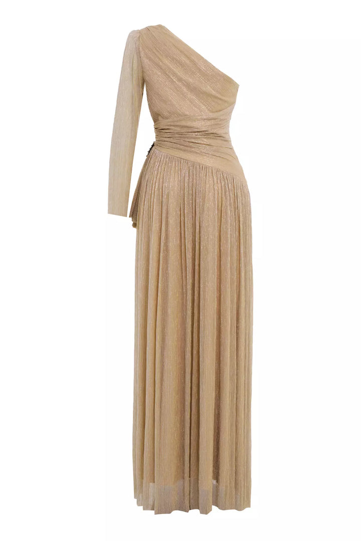 FRV Gold moonlight single sleeve long dress - Lehrte