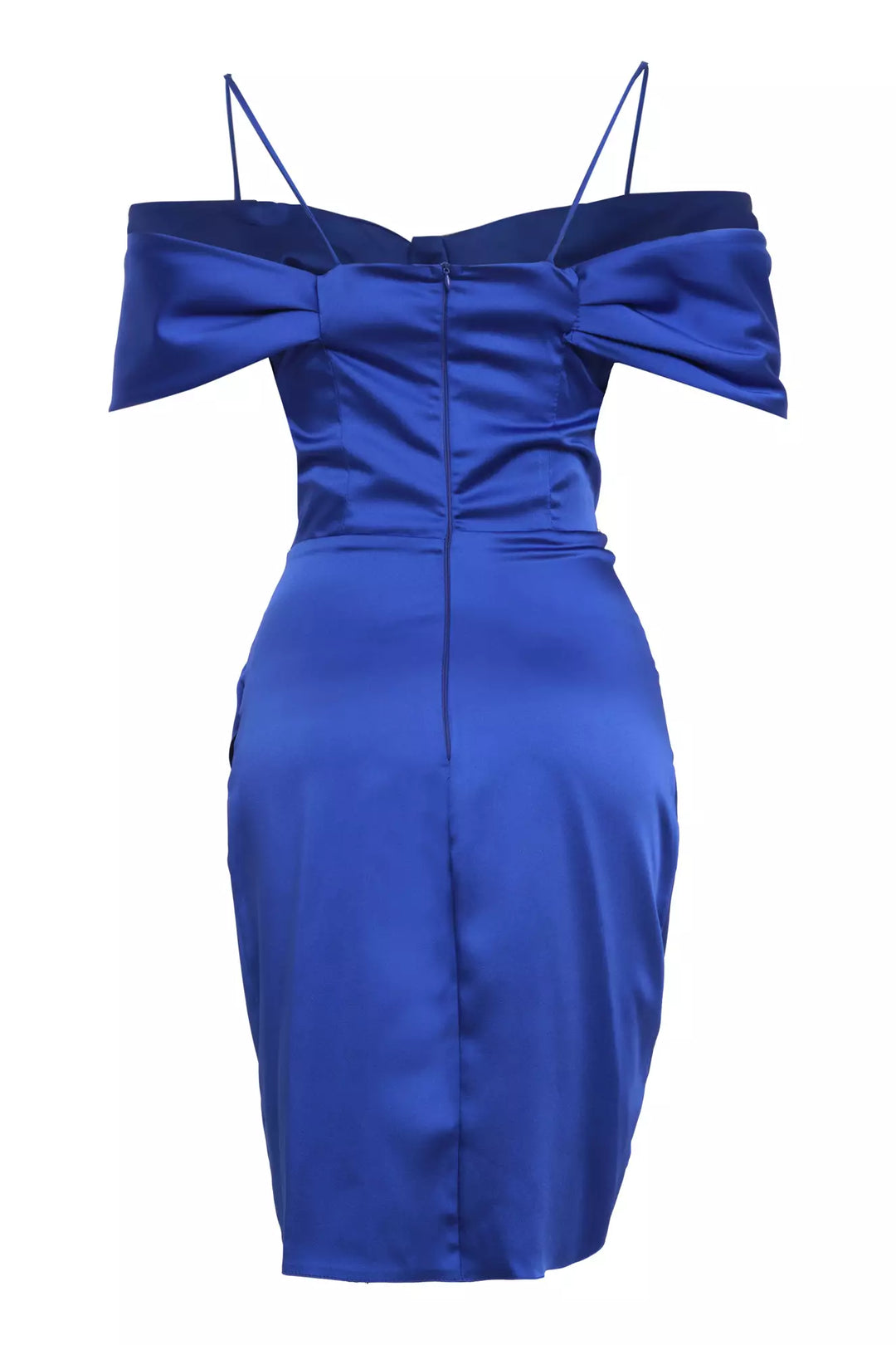 FRV Blue satin sleeveless mini dress - Apache Junction