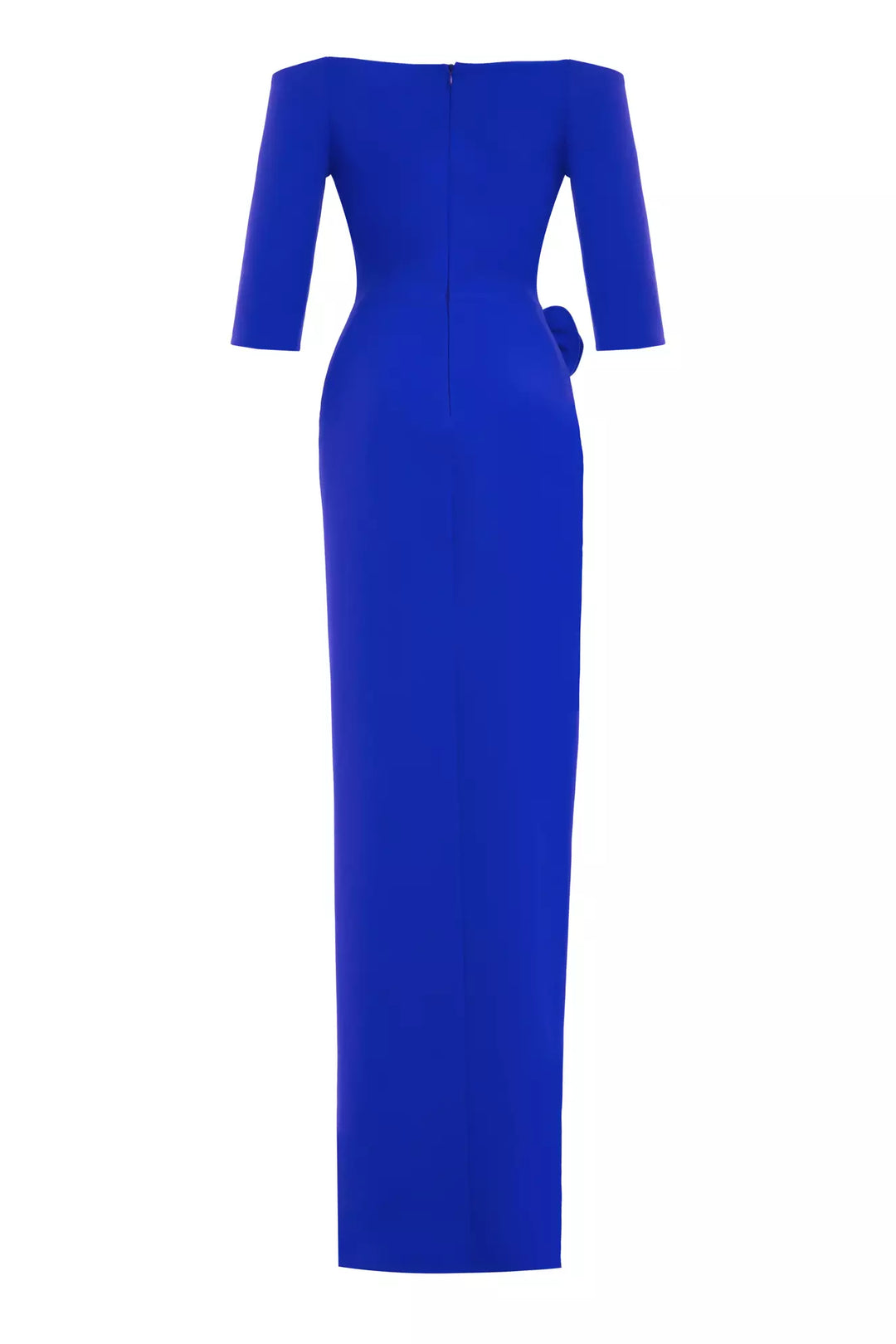FRV Blue crepe capri arm long dress - Lafayette