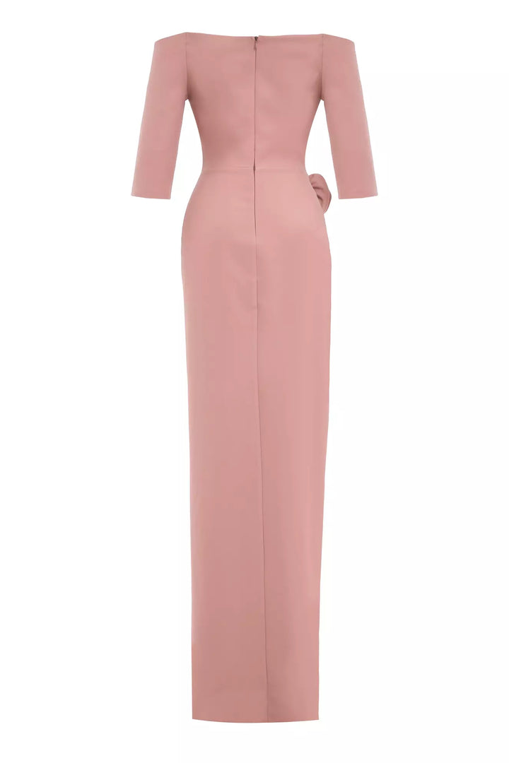 FRV Blush crepe capri arm long dress - Beveren