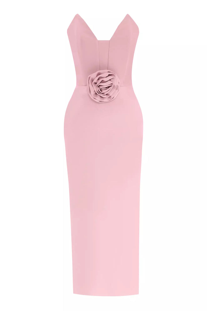 FRV Blush crepe sleeveless maxi dress - St. Cloud