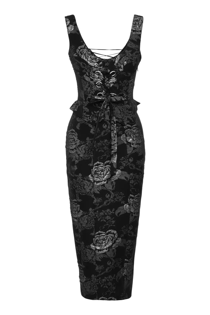 FRV Silver jakar sleeveless maxi dress - Bruges