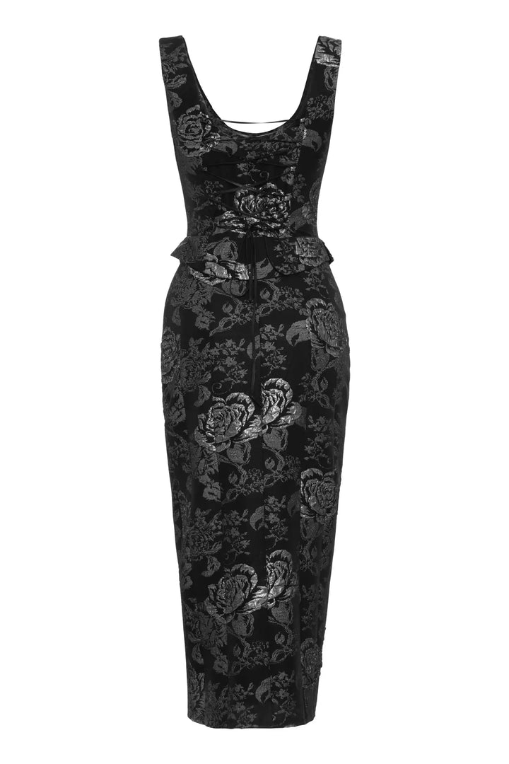 FRV Silver jakar sleeveless maxi dress - Bruges
