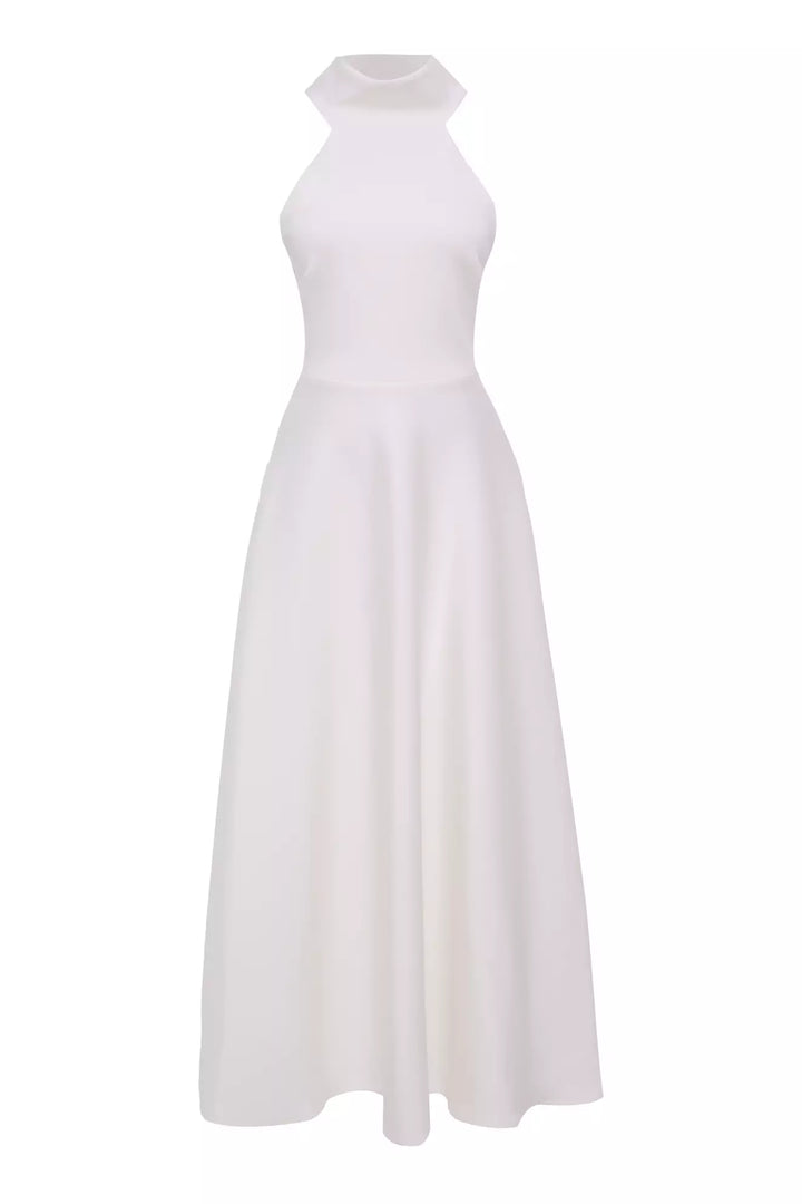 FRV White dolphin sleeveless long dress - Bradenton