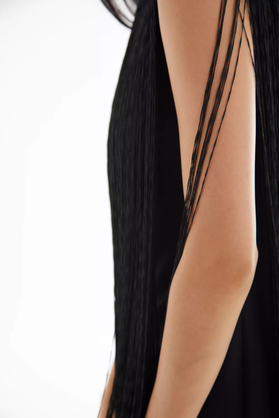 FRV Black crepe sleeveless mini dress - Burien