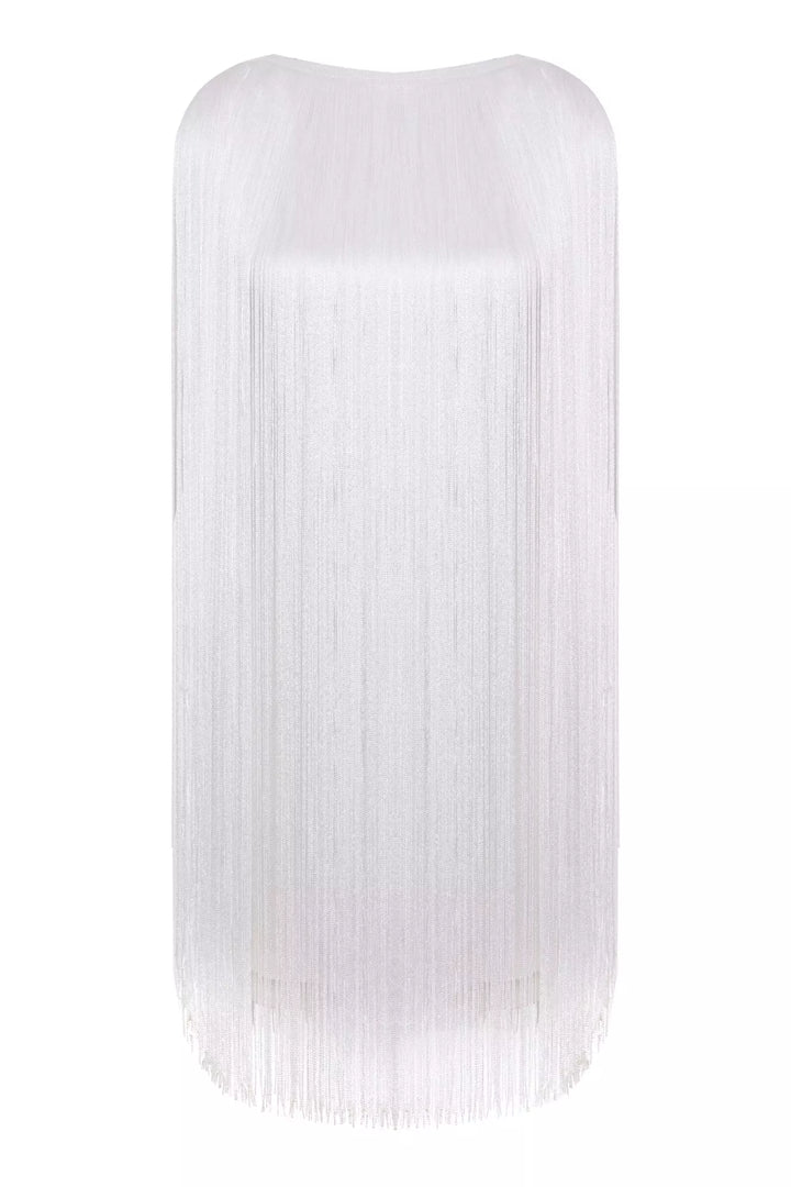 FRV White crepe sleeveless mini dress - Farnborough