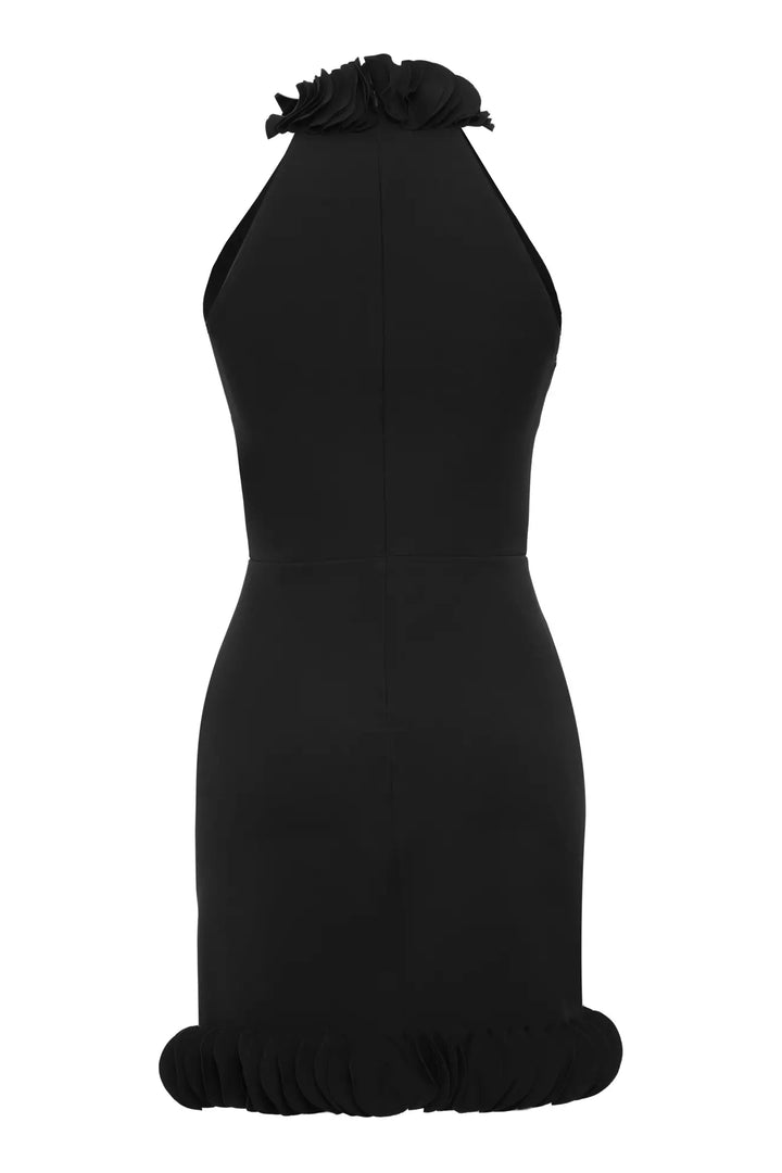 FRV Black crepe sleeveless mini dress - Menifee
