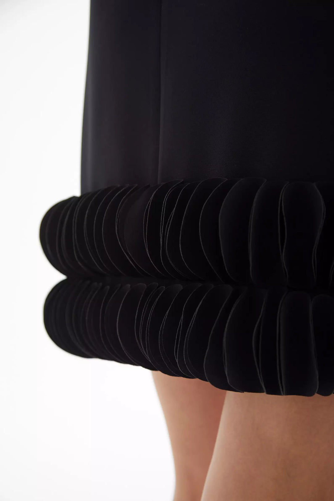 FRV Black crepe sleeveless mini dress - Conroe