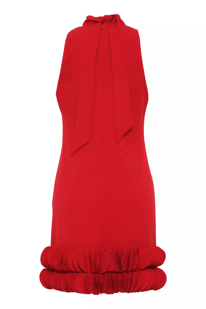 FRV Red crepe sleeveless mini dress - Niederkassel