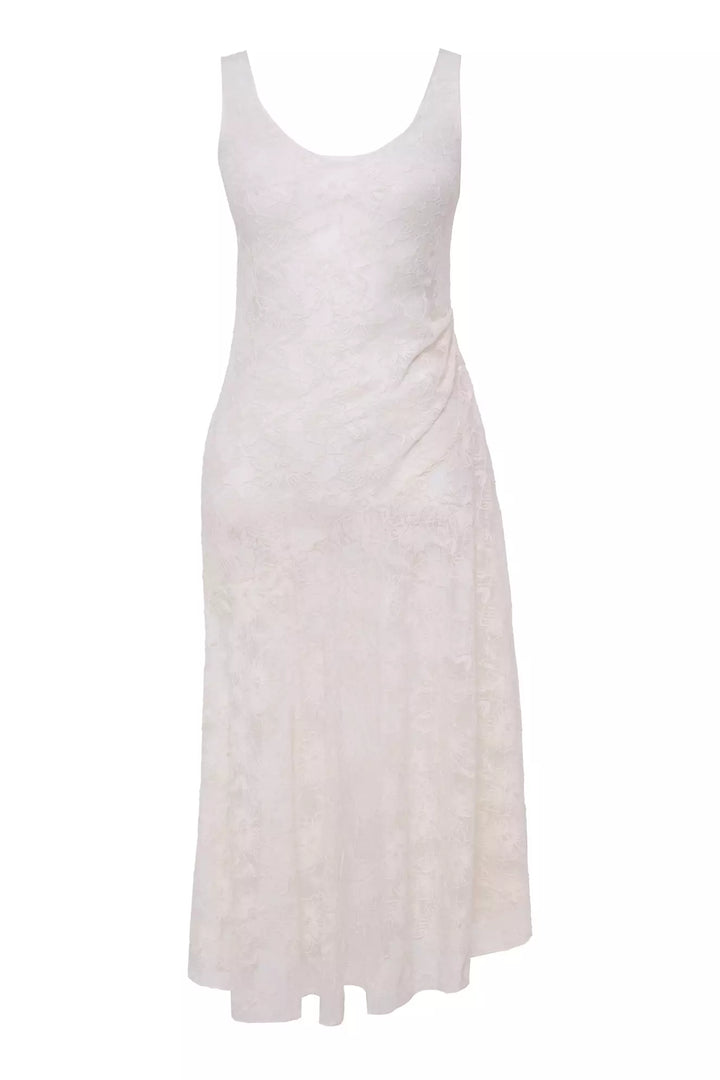 FRV White lace sleeveless midi dress - Aberdeen