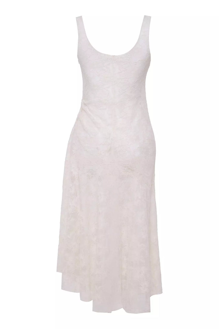 FRV White lace sleeveless midi dress - Aberdeen