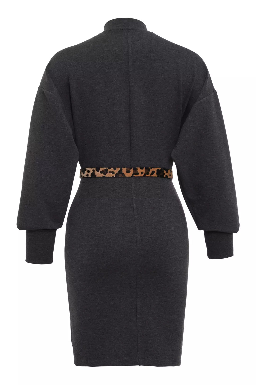 FRV Printed jarse long sleeve mini dress - Vaughan