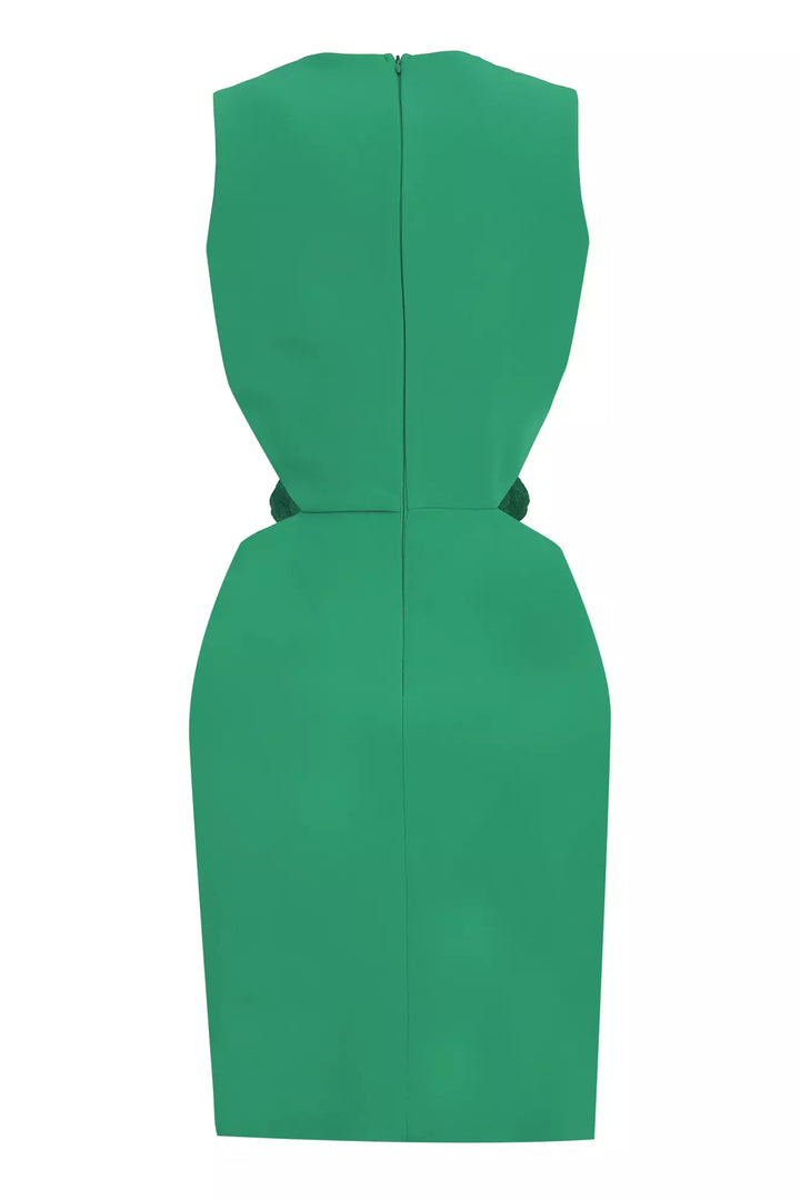 FRV Green crepe sleeveless mini dress - Winsen