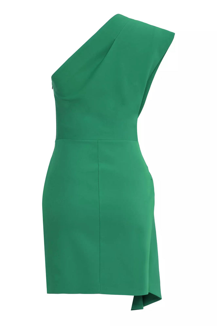 FRV Green crepe single sleeve mini dress - Syracuse