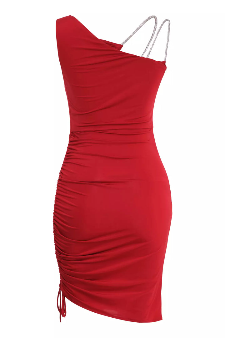FRV Red sandy sleeveless mini dress - Dovzhansk