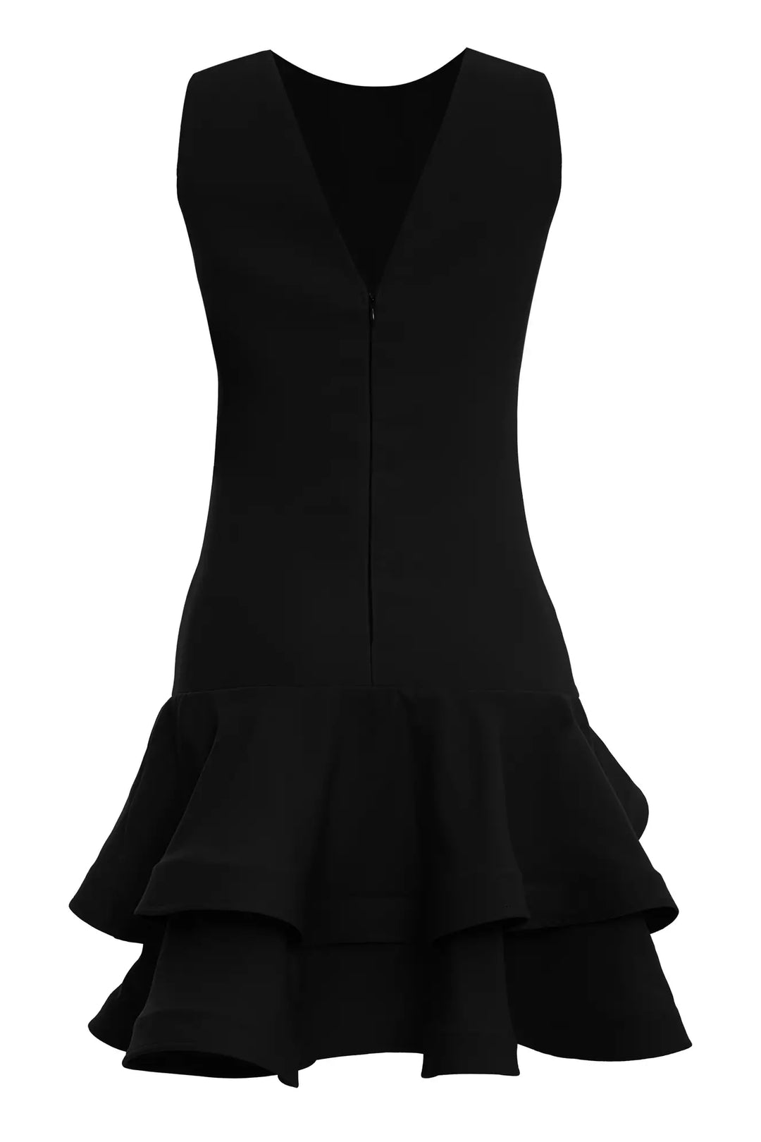 FRV Black crepe sleeveless mini dress - Darwin