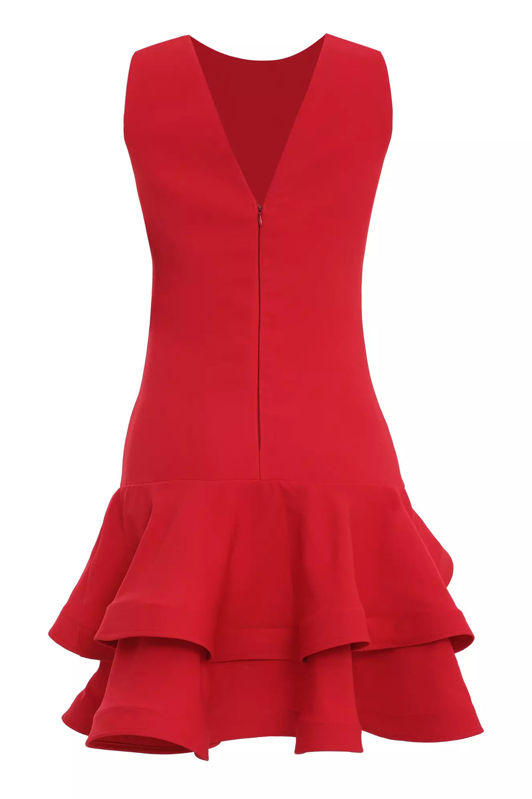 FRV Red crepe sleeveless mini dress - Smyrna