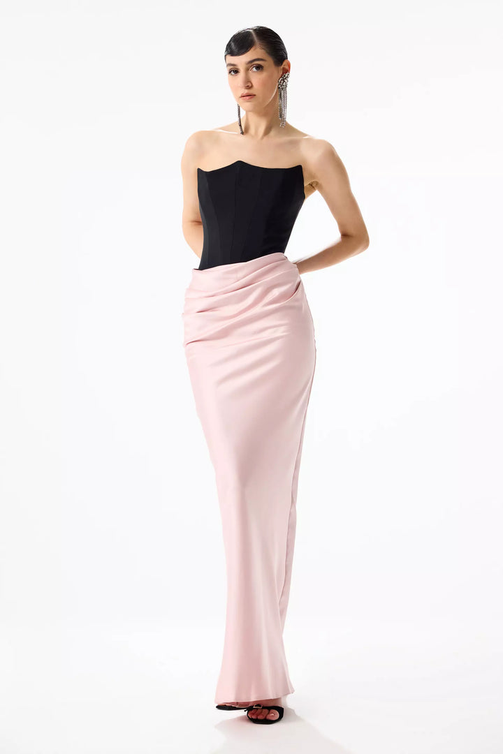 FRV Blush satin sleeveless long dress - Oranienburg