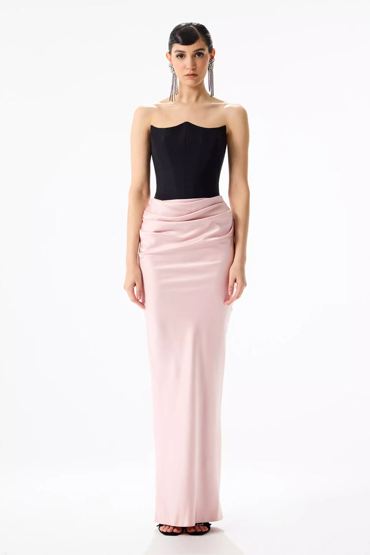 FRV Blush satin sleeveless long dress - Oranienburg