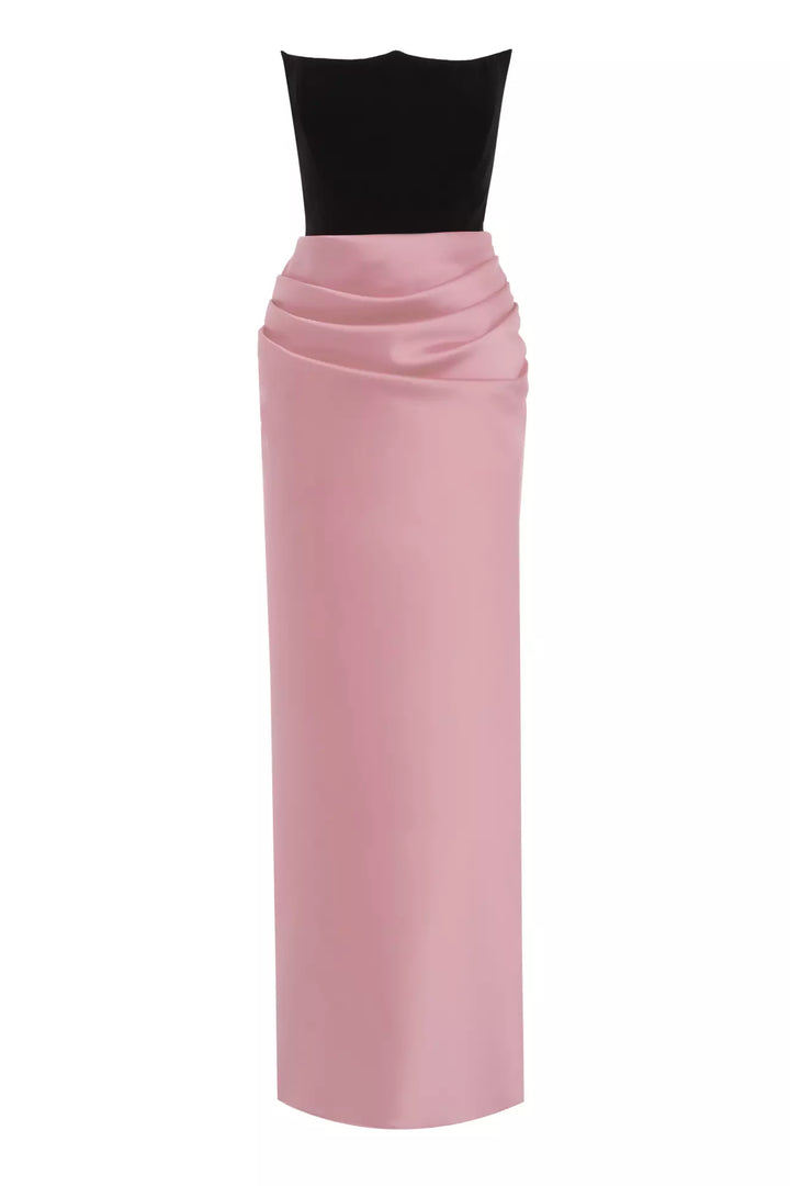 FRV Blush satin sleeveless long dress - Oranienburg