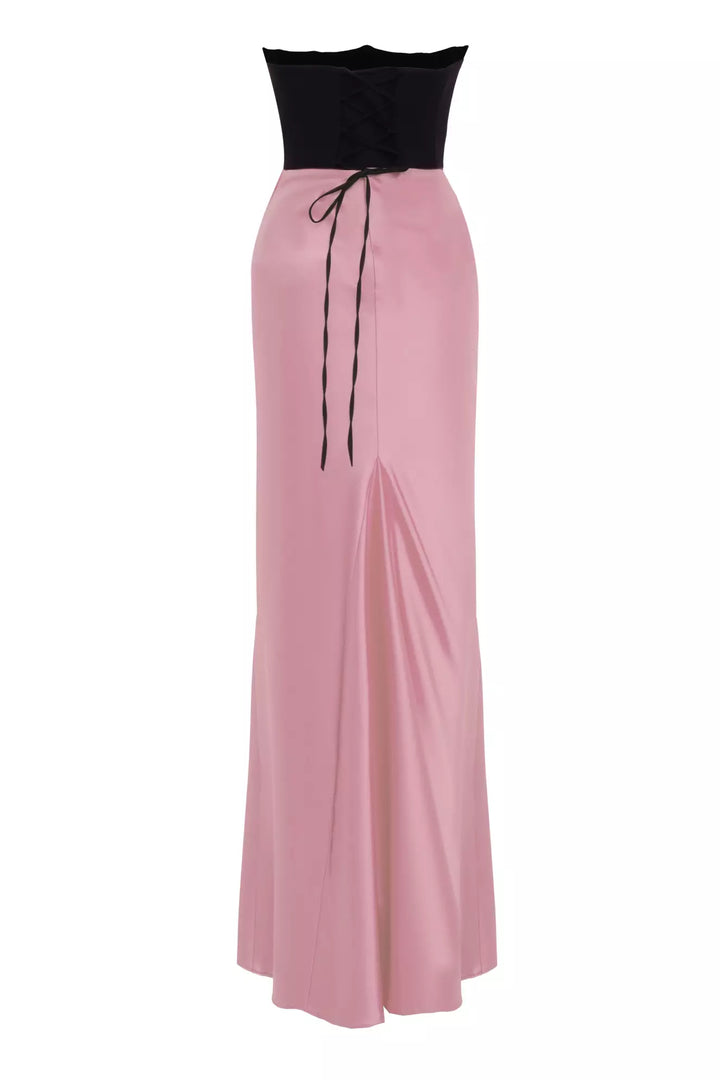 FRV Blush satin sleeveless long dress - Oranienburg