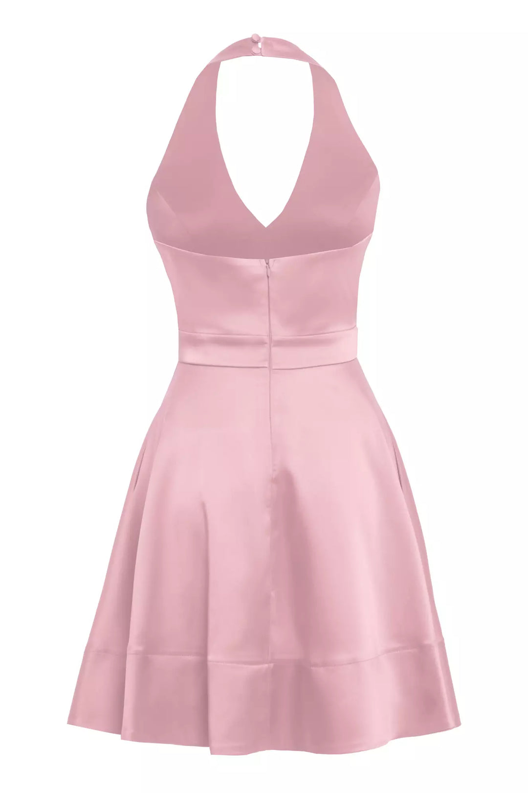 FRV Blush satin sleeveless mini dress - Coyuca de Catalán