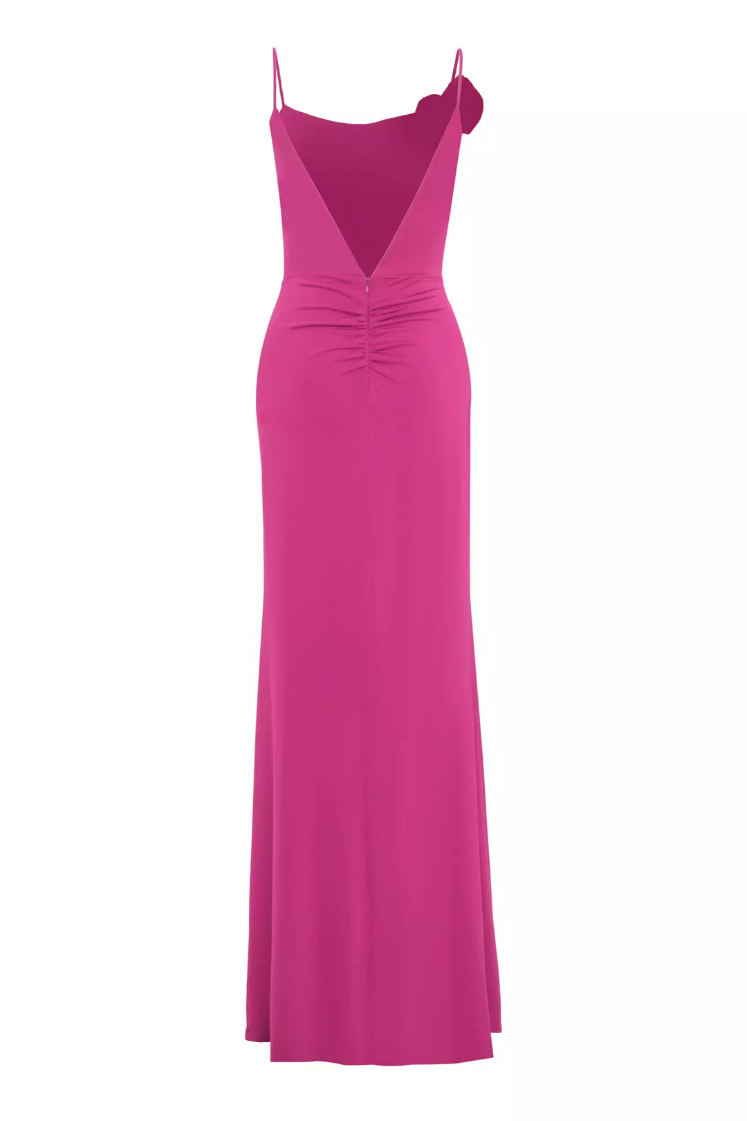 FRV Fuchsia knitted sleeveless long dress - Country Club