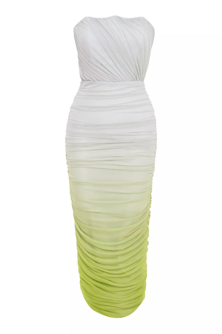 FRV Green tulle sleeveless maxi dress - Shrewsbury