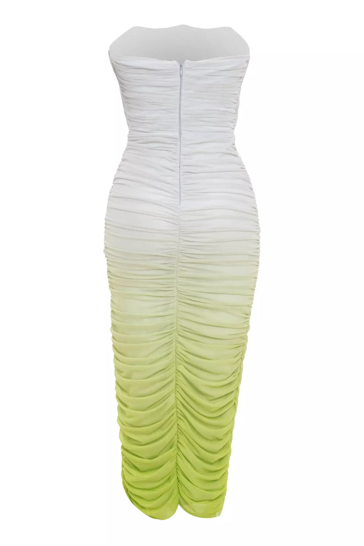 FRV Green tulle sleeveless maxi dress - Shrewsbury