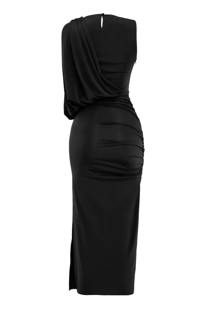 FRV Black sandy sleeveless maxi dress - Bârlad