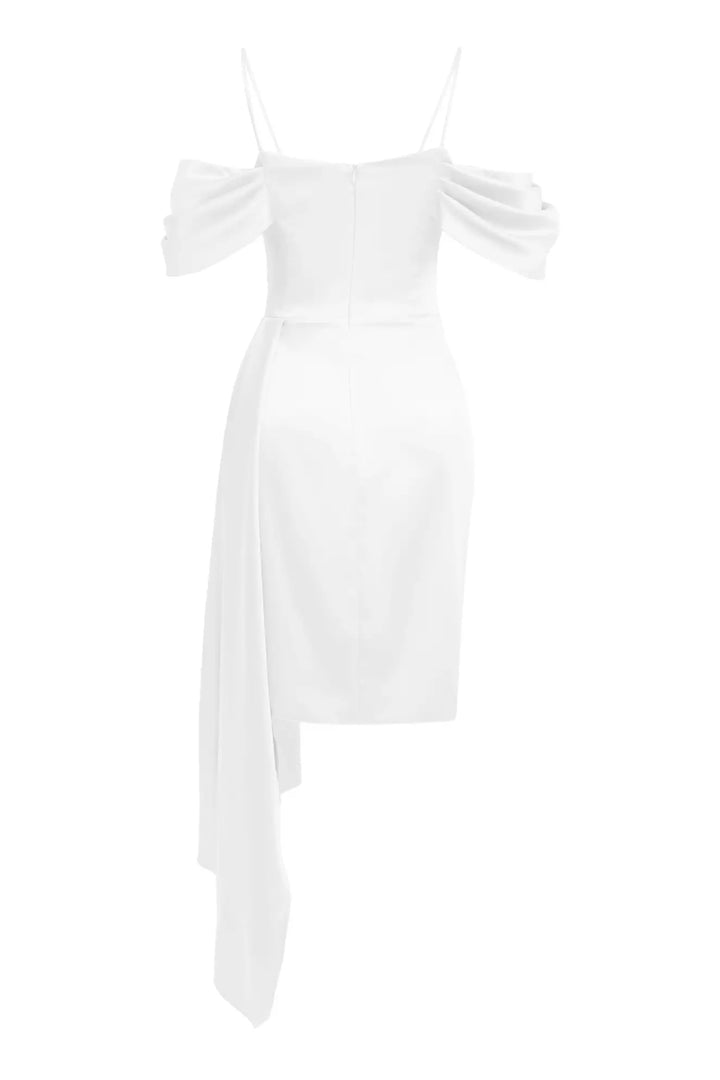 FRV White satin sleeveless mini dress - Salisbury