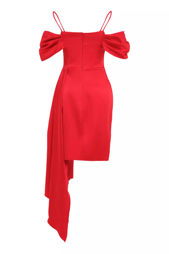 FRV Red satin sleeveless mini dress - Kherson