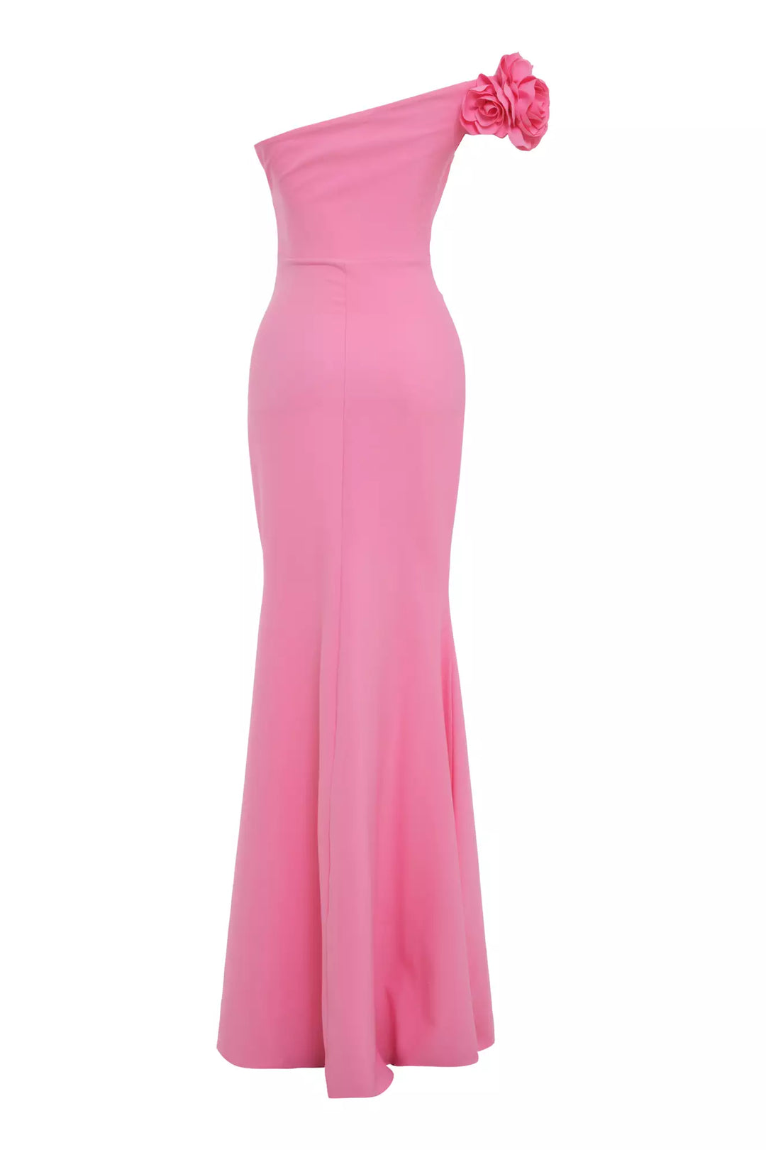 FRV Pink crepe single sleeve long dress - Glendale
