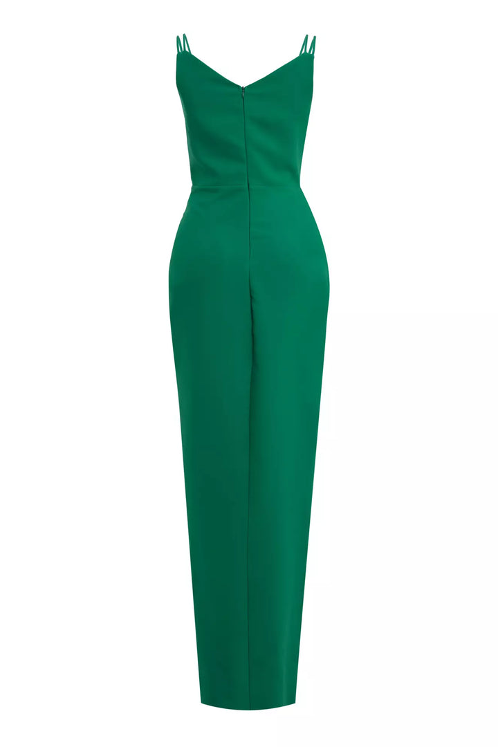 FRV Green crepe sleeveless long dress - Clearwater