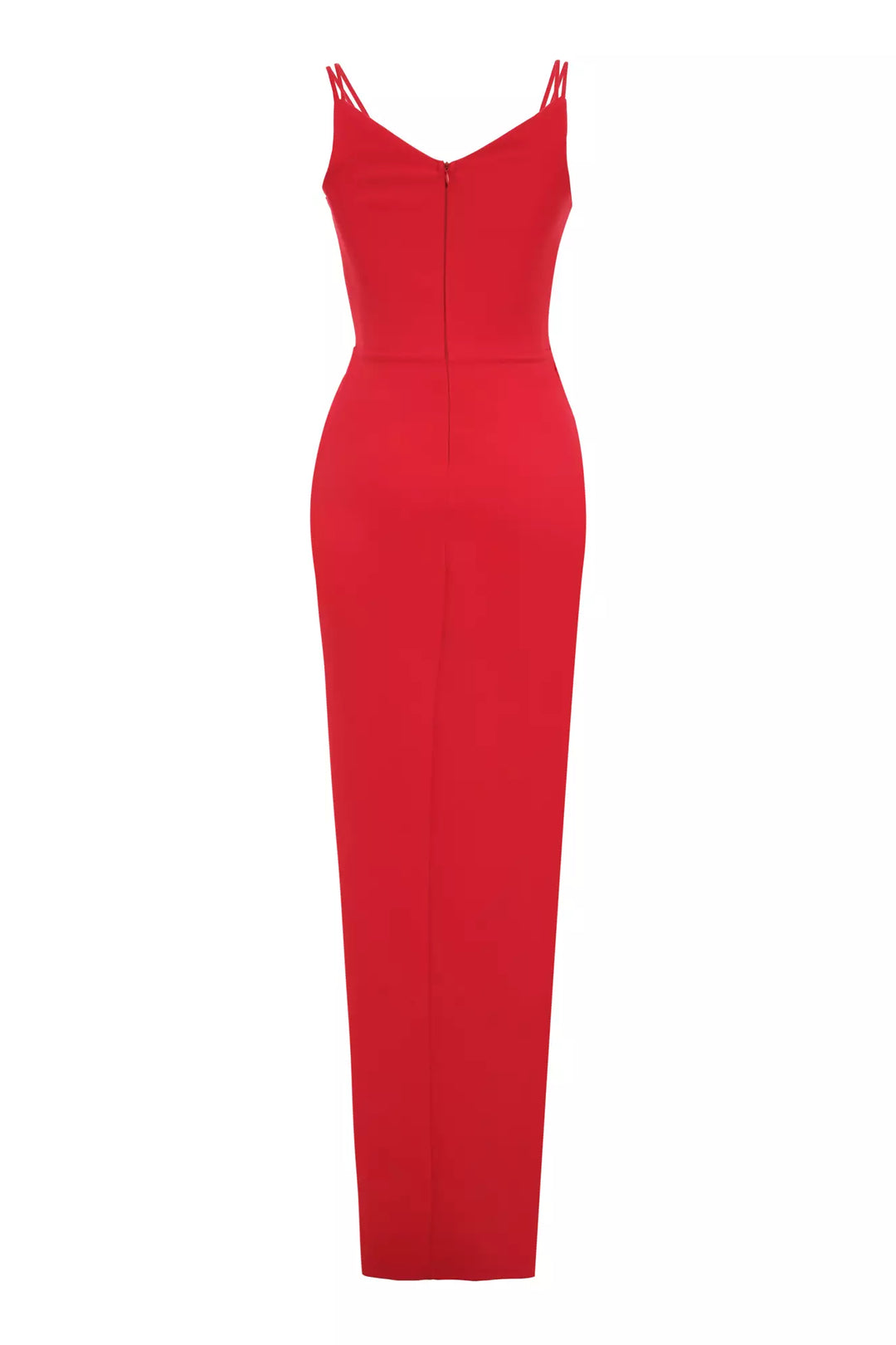 FRV Red crepe sleeveless long dress - Lingen