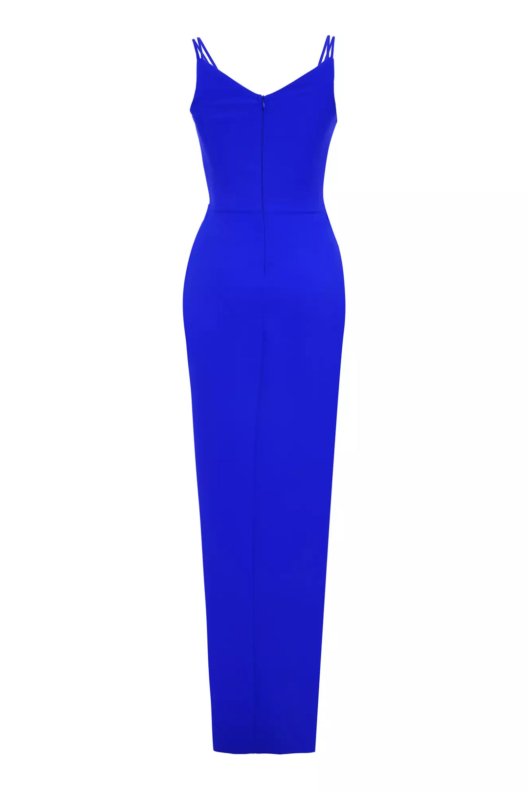 FRV Blue crepe sleeveless long dress - Salzgitter