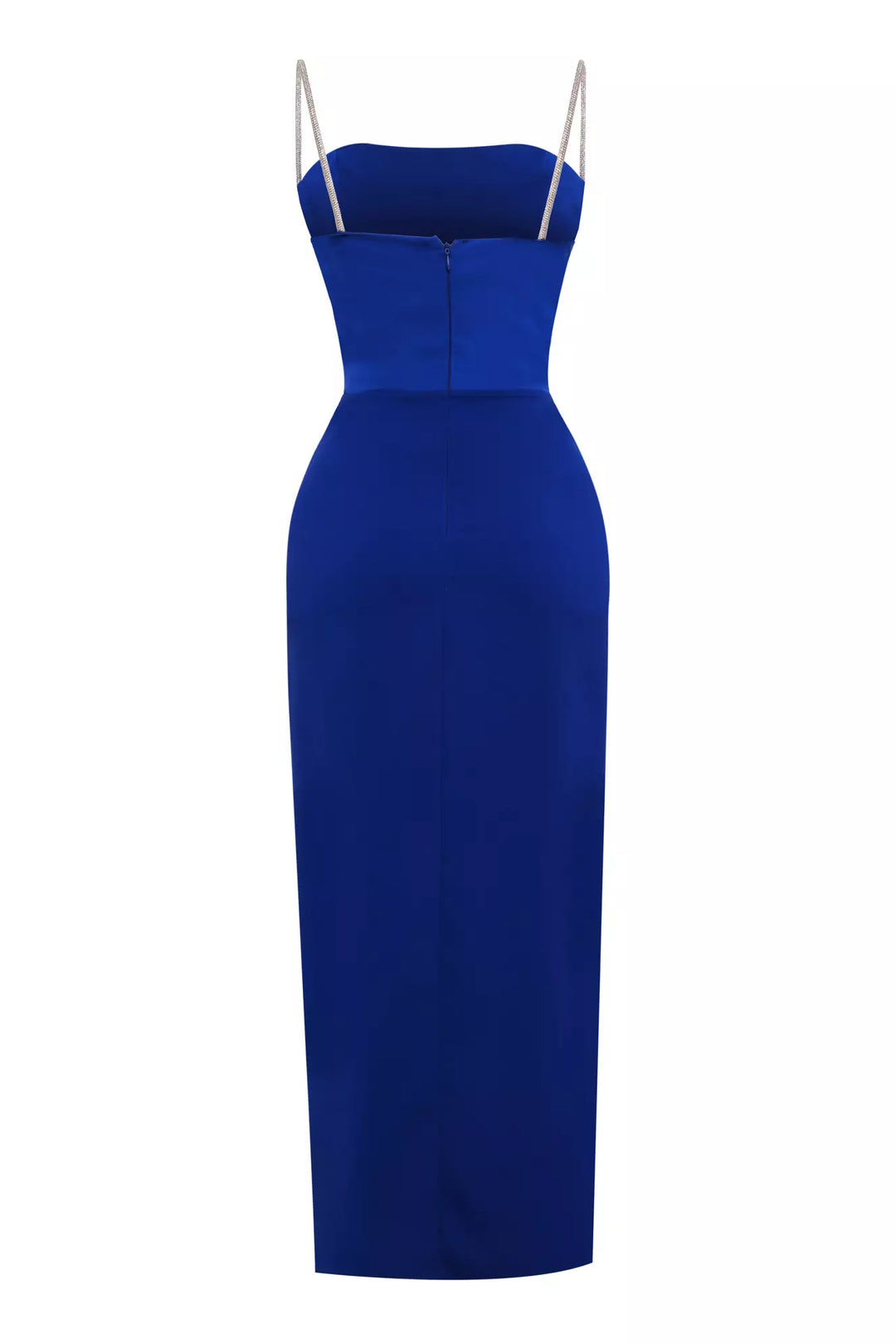 FRV Blue crepe sleeveless midi dress - Reston