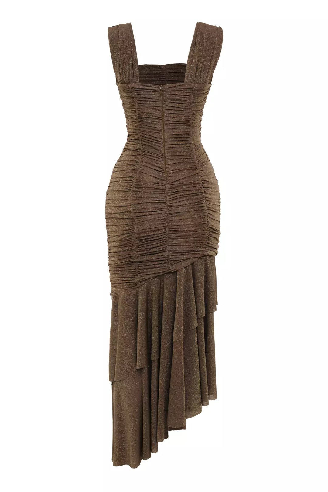 FRV Khaki knitted sleeveless midi dress - Yevpatoriia