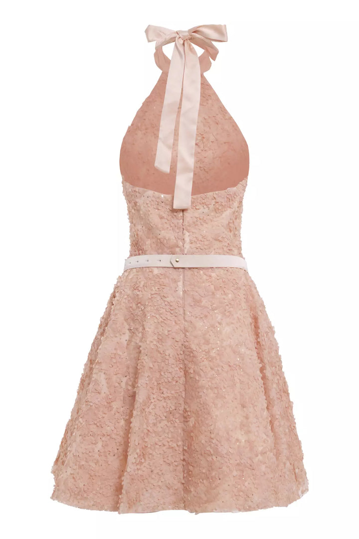 FRV Gold stamp sequins sleeveless mini dress - Elmshorn