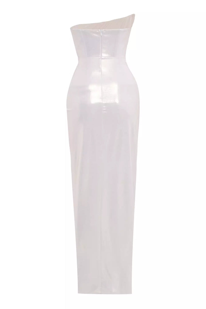 FRV White knitted sleeveless long dress - Baytown