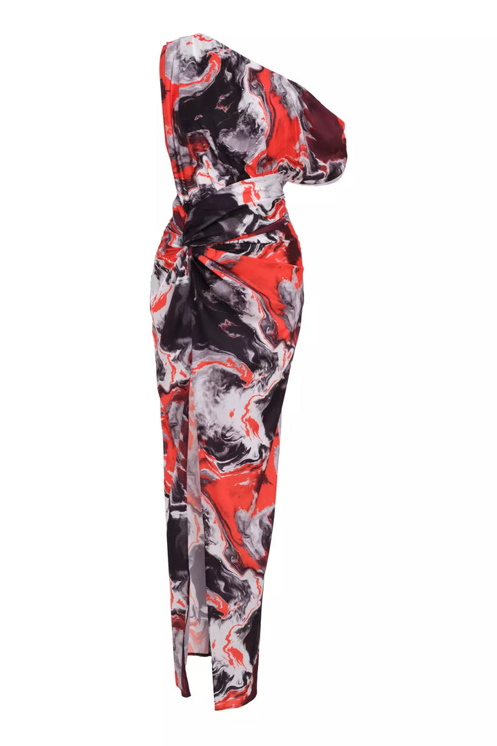 FRV Printed satin sleeveless maxi dress - Keighley