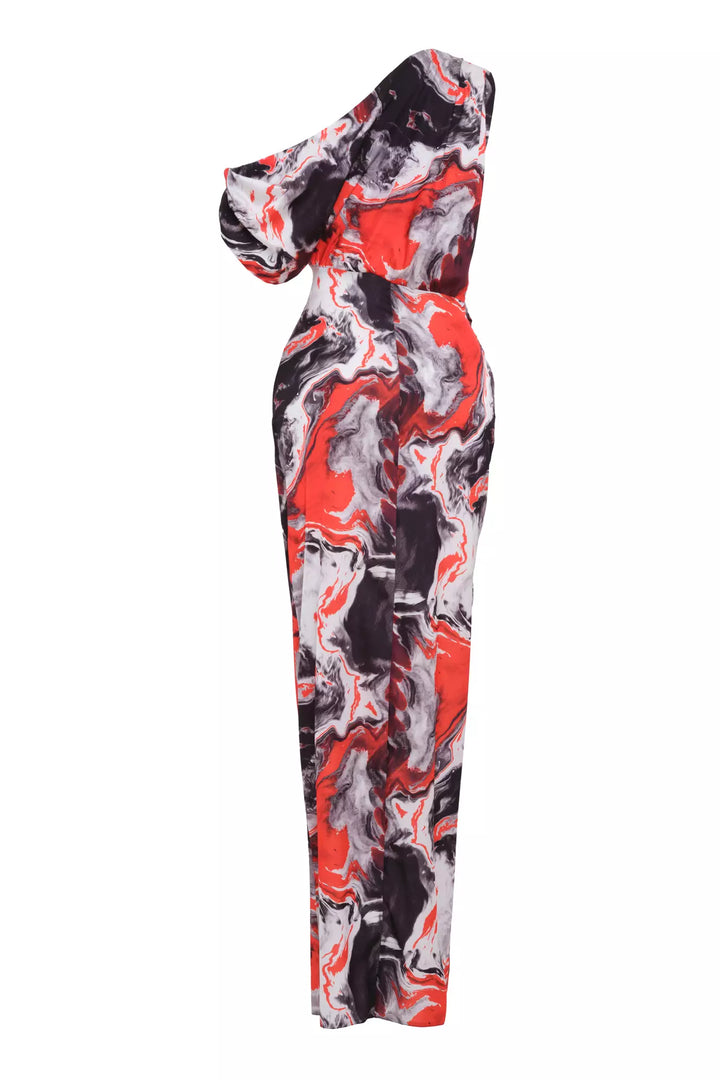 FRV Printed satin sleeveless maxi dress - Keighley