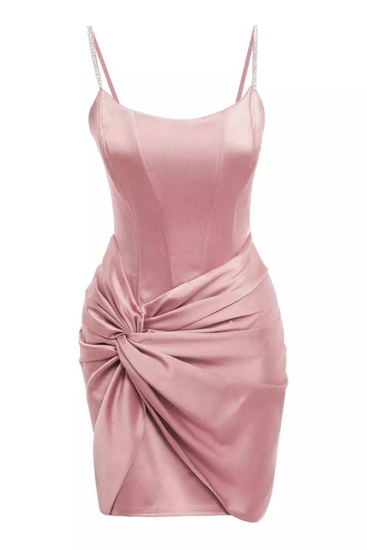 FRV Blush satin sleeveless mini dress - Hobart
