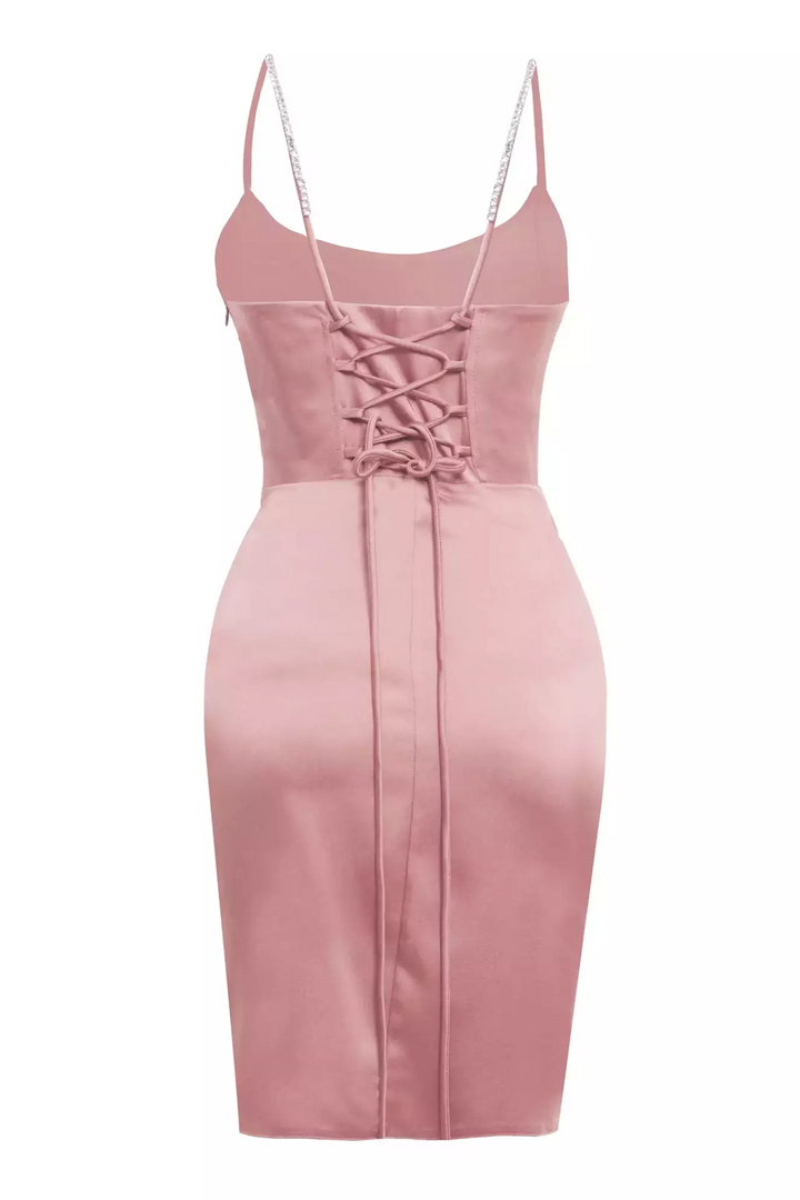 FRV Blush satin sleeveless mini dress - Hobart